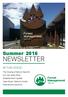 NEWSLETTER. Summer 2016 IN THIS ISSUE: Forest Management GROUP