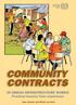 COMMUNITY CONTRACTS. IN URBAN INFRASTRUCTURE WORKS Practical lessons from experience. Jane Tournée and Wilma van Esch