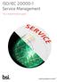 ISO/IEC Service Management. Your implementation guide
