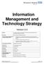 Information Management and Technology Strategy