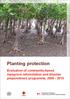 Planting protection Evaluation of community-based mangrove reforestation and disaster preparedness programme,