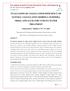 EVALUATION OF COAGULATION EFFICIENCY OF NATURAL COAGULANTS (MORINGA OLIEFERA, OKRA) AND ALUM, FOR YAMUNA WATER TREATMENT