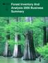 Forest Inventory And Analysis 2000 Business Summary