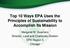 Top 10 Ways EPA Uses the Principles of Sustainability to Accomplish Its Mission