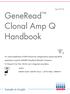 GeneRead Clonal Amp Q Handbook