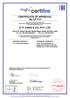 CERTIFICATE OF APPROVAL No CF 714 D. P. GARG & CO. PVT. LTD.