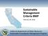 Sustainable Management Criteria BMP