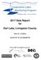 2017 Data Report for Earl Lake, Livingston County