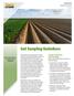 Soil Sampling Guidelines