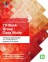 Qualified Suppliers Become Successful & Win Business Based on Their Credentials. Inclusive Procurement Leadership TD Bank Group - Case Study