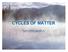 CYCLES OF MATTER NATURAL WORLD