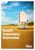 Board Assurance Statement 24 August 2018