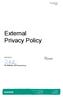 External Privacy Policy