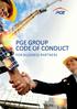 PGE Group Code of Conduct for Business Partners