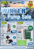 Winter. Pump Sale $880 $300 $999 NEW. Vortex Pump. Pressure System 6 YEAR. For more information visit whiteint.com.au/winter BONUS WARRANTY *
