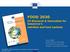 FOOD 2030 EU Research & Innovation for tomorrow's nutrition and food systems