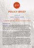 POLICY BRIEF. March 2018 DRAFT FOR DISCUSSION ROOIBOS: A TESTING GROUND FOR ABS IN SOUTH AFRICA