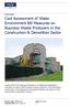 Cost Assessment of Wales Environment Bill Measures on Business Waste Producers in the Construction & Demolition Sector