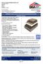 Agrément Certificate   13/5038 website:   Product Sheet 1