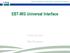 EBT-MIS Universal Interface