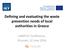 Defining and evaluating the waste prevention needs of local authorities in Greece. LAWPreT Conference, Brussels, 22 June 2016