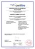 CERTIFICATE OF APPROVAL No CF 5539 HAEFELE GMBH & CO KG