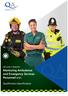 QA Level 4 Award in. Mentoring Ambulance and Emergency Services Personnel (RQF) Qualification Specification