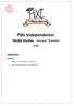 PiXL Independence: Media Studies - Answer Booklet KS4. Industries. Contents: