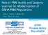 Role of PSM Audits and Lessons Learned for Modernization of OSHA PSM Regulations