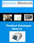 Product Catalogue 2010/11