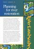 Planning for river restoration