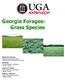 Georgia Forages: Grass Species