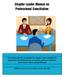 Table of Cont. Chapter Leader Manual on Professional Conciliation