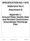 SPECIFICATION NO.1197S Addendum No.4 Attachment D. Appendix L- Ground Water Quality Data and Revised Construction Groundwater Discharge Plan