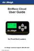 BinMaxx Cloud. User Guide. for Front End Loaders. Air-Weigh Customer Support: PN R0