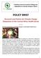 POLICY BRIEF. Research and Policies for Climate Change Adaptation in the Central Africa Health Sector
