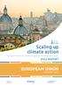 FULL REPORT. Key opportunities for transitioning to a zero emissions society. CAT Scaling Up Climate Action series EUROPEAN UNION