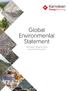 Global Environmental Statement. Karndean Designflooring and the Environment