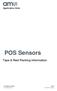Application Note. DN[Document ID] POS Sensors. Tape & Reel Packing Information. ams Application Note Page 1