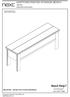 Need Help? With: Assembly instructions Missing or damaged parts HARTFORD PAINTED STORAGE BENCH IMPORTANT - RETAIN FOR FUTURE REFERENCE