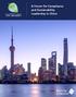 A Forum for Compliance and Sustainability Leadership in China