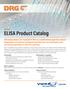 ELISA Product Catalog