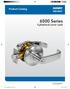 Product Catalog 6500 Series Cylindrical Lever Lock