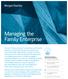 Managing the Family Enterprise