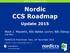 Nordic CCS Roadmap Update 2015