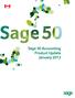 Sage 50 Accounting Product Update January 2013