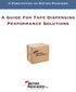 A Guide For Tape Dispensing Performance Solutions Comprehensive Guide for Tape Dispensing Performance Solutions