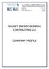 GALAXY ENERGY GENERAL CONTRACTING LLC COMPANY PROFILE