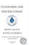 Henry County Water Authority Standards and Specifications