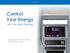 Control Your Energy. with the Right Settings. A guide to monopolar energy with the ERBE VIO dv. PN US Rev A 04/17